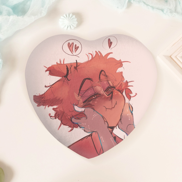 Pet the Deer Plush Badge