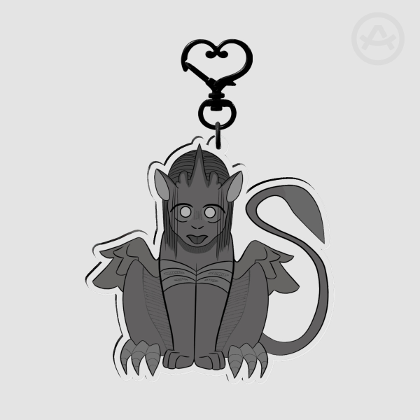 The Beast Acrylic Keychain