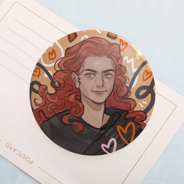Good Omens - Crowley Badge Pin