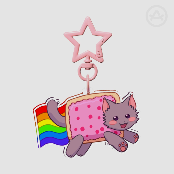 Nyan Cat Keychain