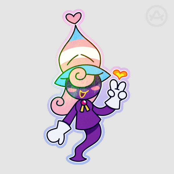 Trans Flag Vivian Sticker
