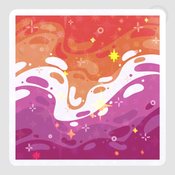 Rock, Paper…. Lesbian Subtle Pride Flag