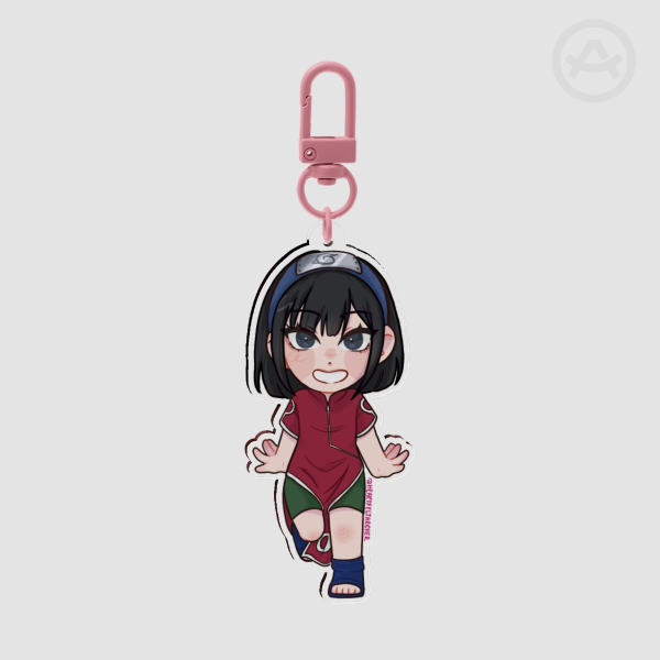 Link Click x Naruto: Qiao Ling keychain
