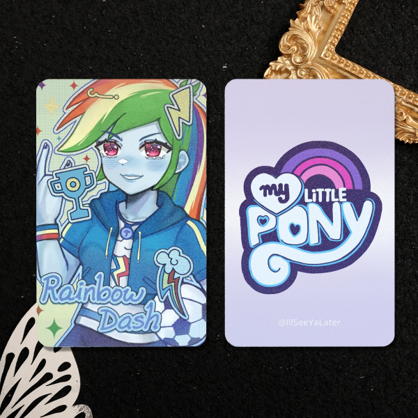 [MLP] Rainbow Dash Photocard