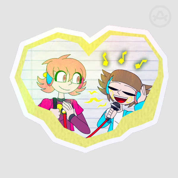 Beating Shock Pride Month Die Cut Stickers