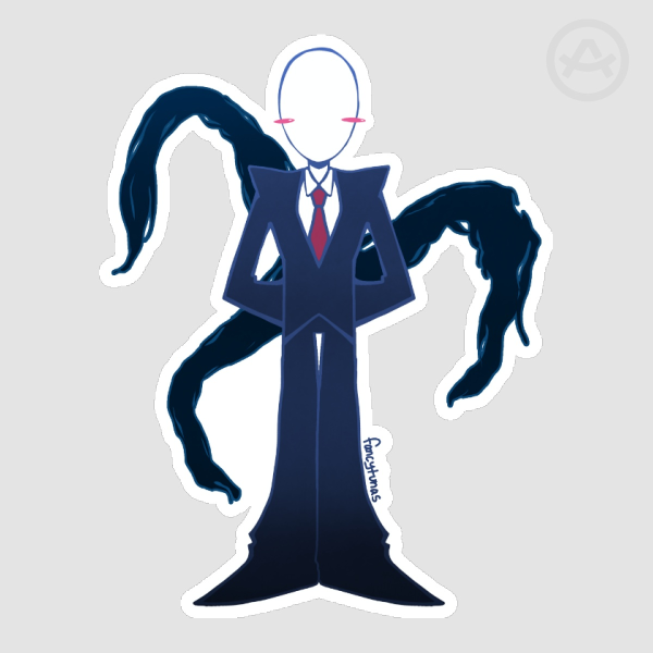 Slenderman CreepyPasta Sticker