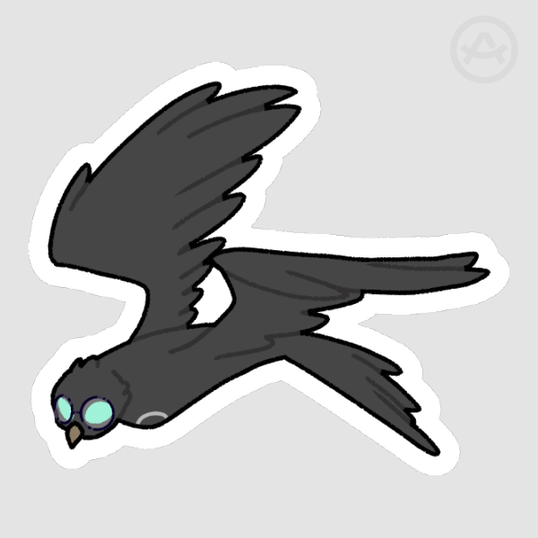 Bird Archie Sticker