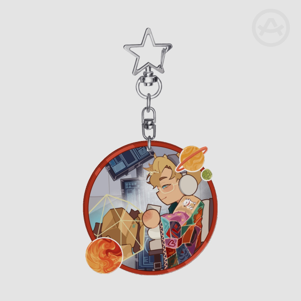 Ryland Grace & Rocky PHM Keychain
