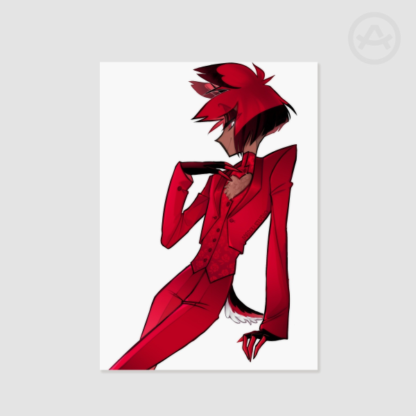 Red guy A5 print
