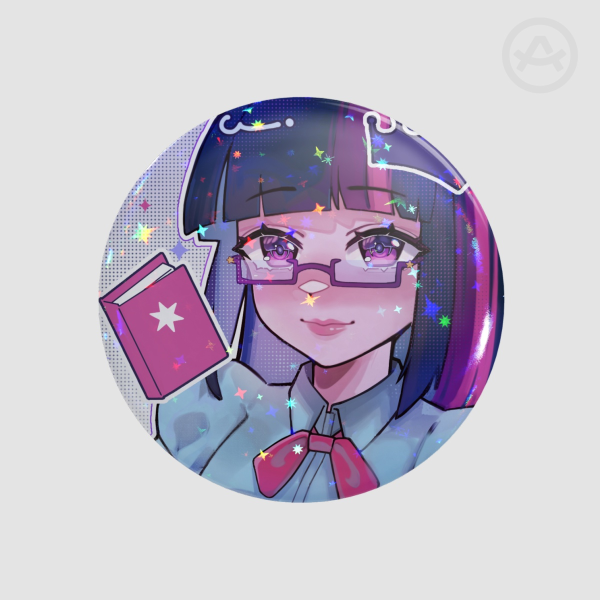 [MLP] Twilight Sparkle Button Pin