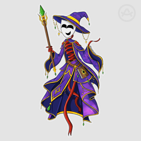 Sorcerer Gangle TADC Clear Sticker