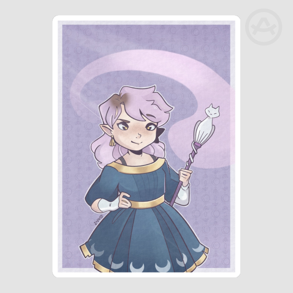The Owl House Collection #3: Amity Blight Large Glossy Sticker