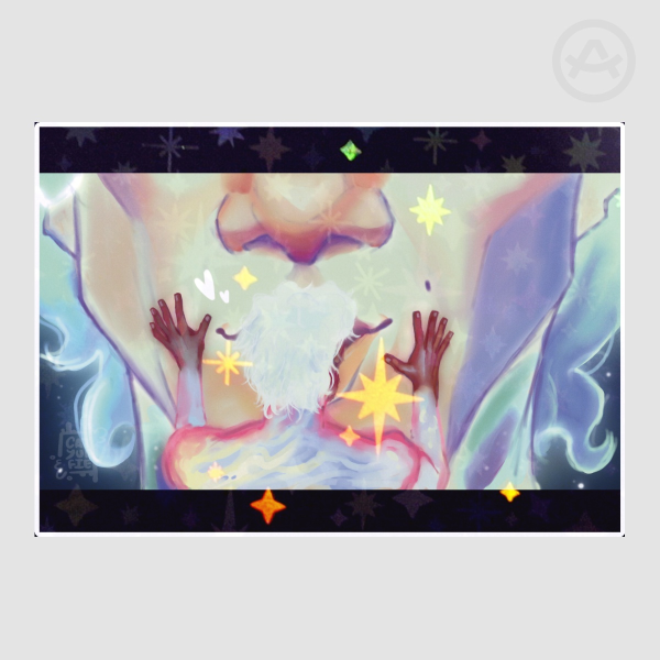 Astral kiss - Die Cut Stickers
