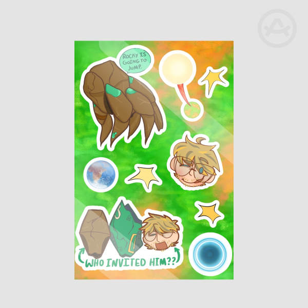 Project Hail Mary GC Sticker Sheet
