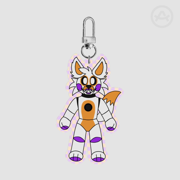 Lolbit [FNAF] || Clear Acrylic Keychain