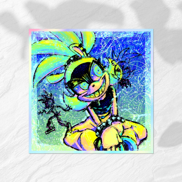 Surge the Tenrec - Rainbow-Edged Art Board