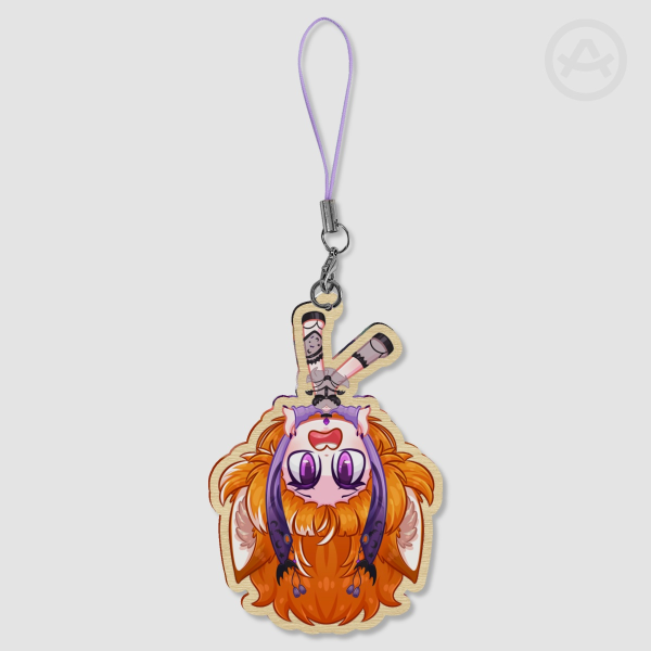 Kaguri Wooden Keychain