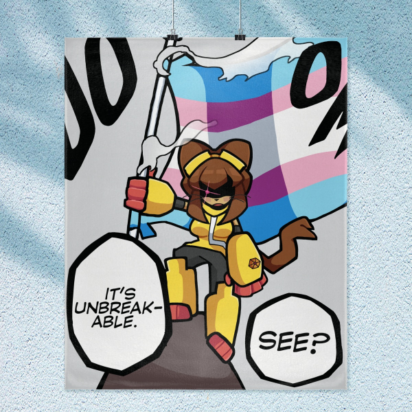 KIT GAMEOVERSE TRANS FLAG - TAPESTRY