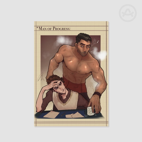 Man of progress - Poster Print A5