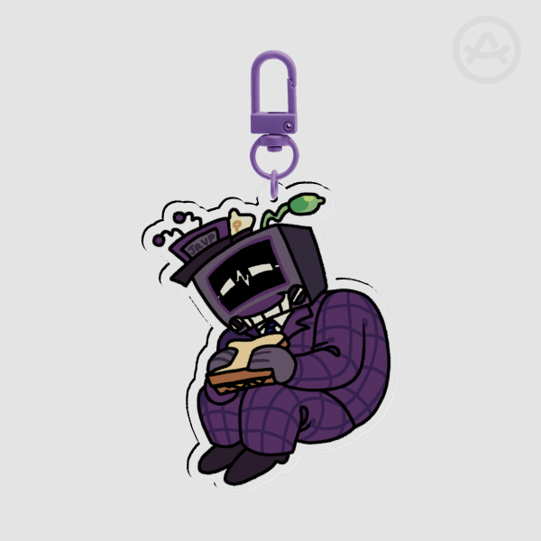 Multislacker (Cathal Ray Toby Bravecog) - Clear Acrylic Keychain