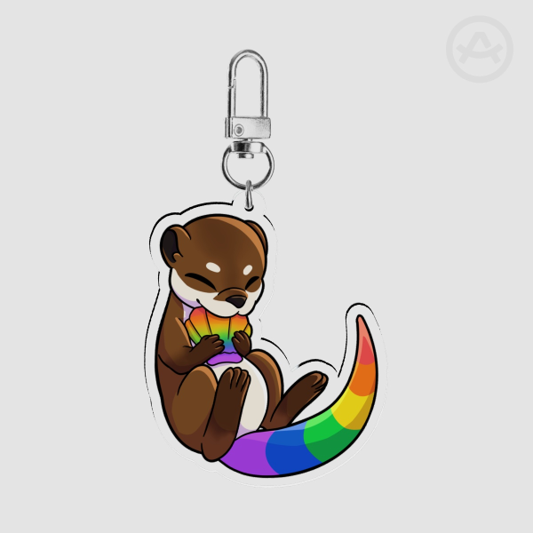 Otter Pride Keychain