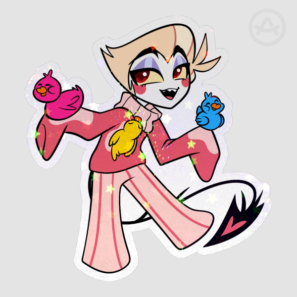 Pansexual Lucifer Die Cut Sticker