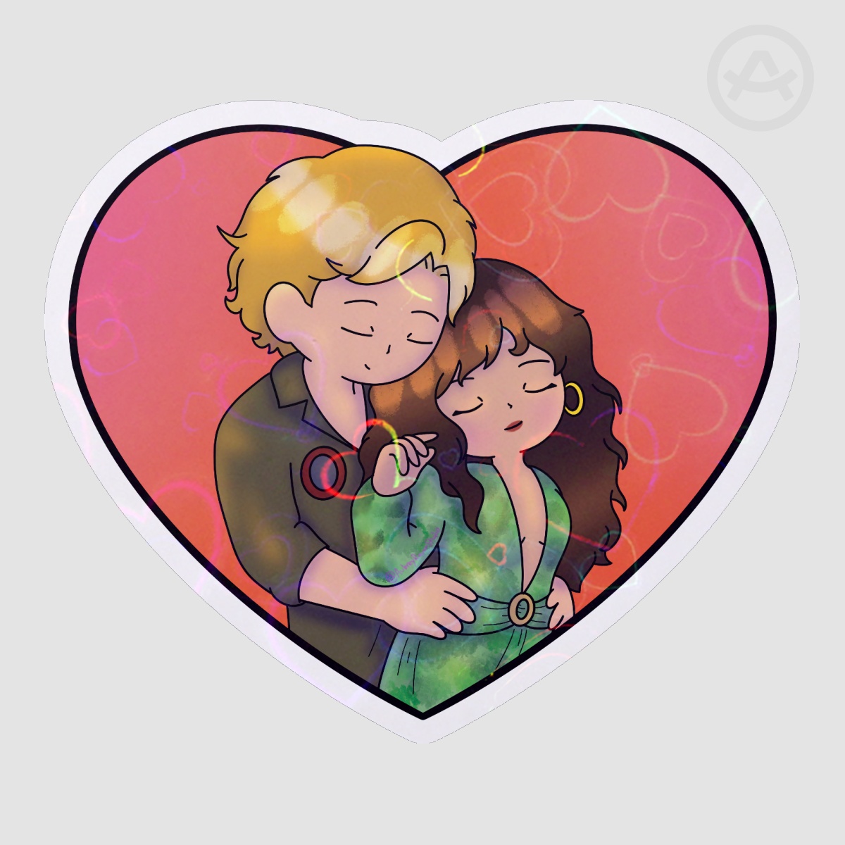 Allie and Dean Stickers
