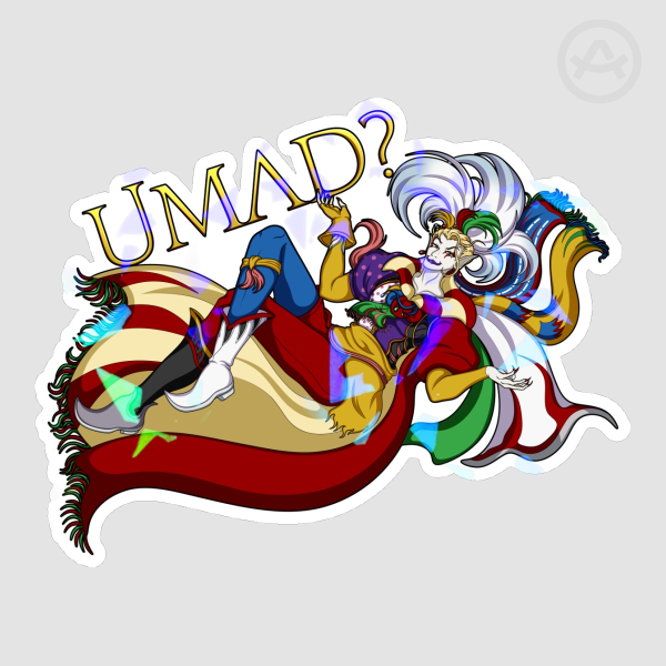 UMAD? Kefka Die Cut Stickers