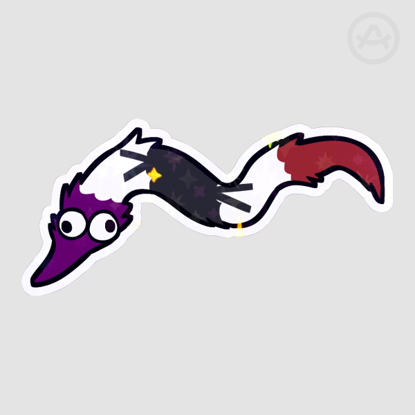 Pride Worm | Apothisexual Sticker