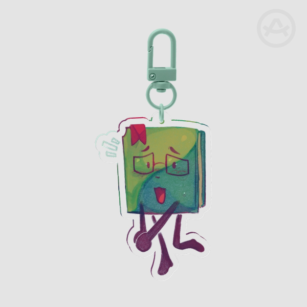 Book Acrylic Keychain