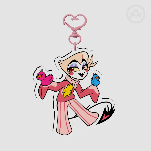 Pansexual Lucifer Clear Acrylic Keychain