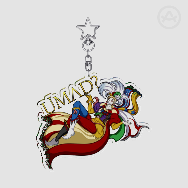 UMAD? Kefka Clear Acrylic Keychains