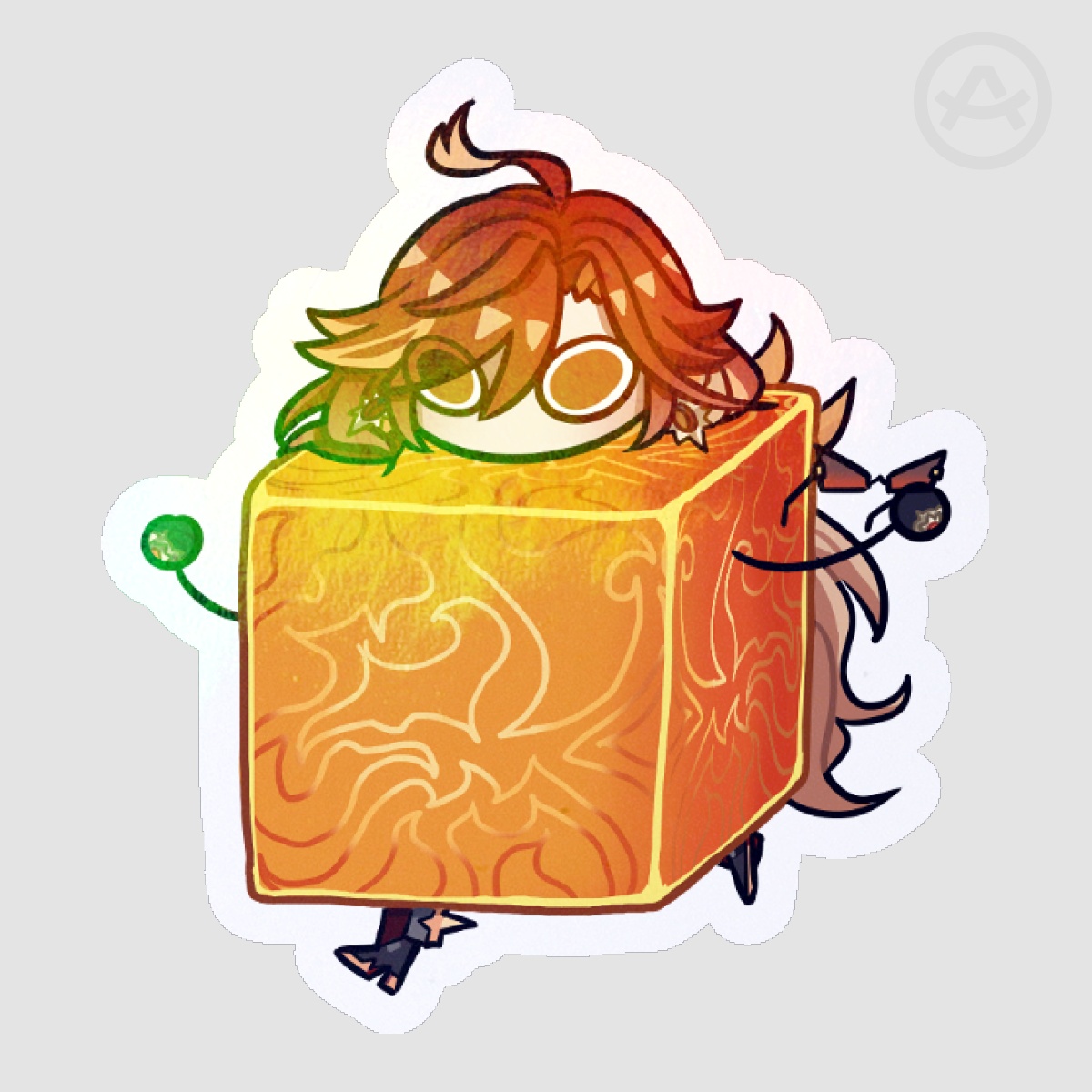 (Genshin Impact) Mavuika Cube Sticker