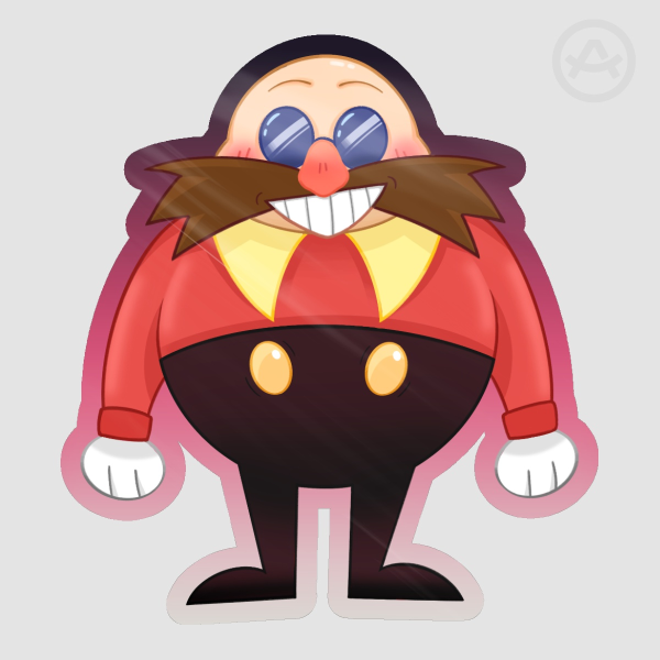 Dr. Eggman (Sonic the Hedgehog) Die Cut Sticker
