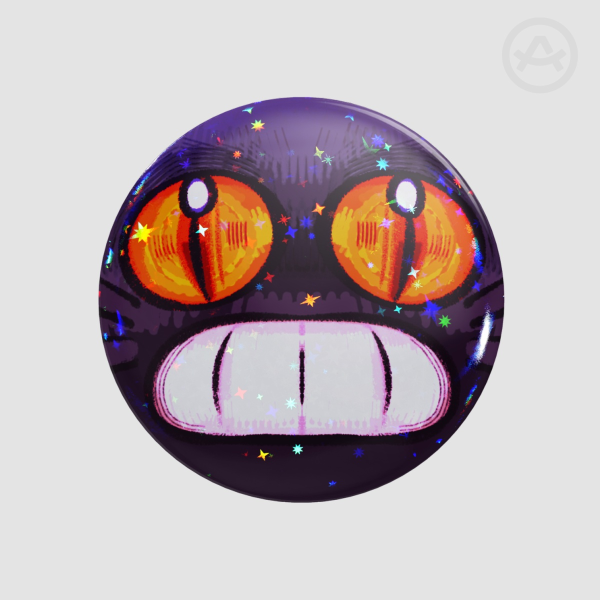 (FF) Gimme Cat Glitter Badge