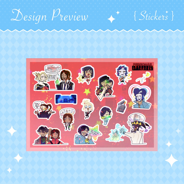 P2 Holographic Sticker Sheet