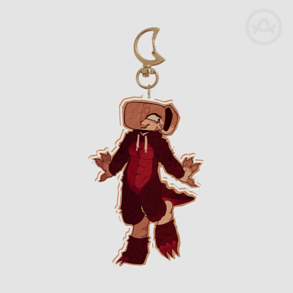 Dinosnore Shelly Keychain