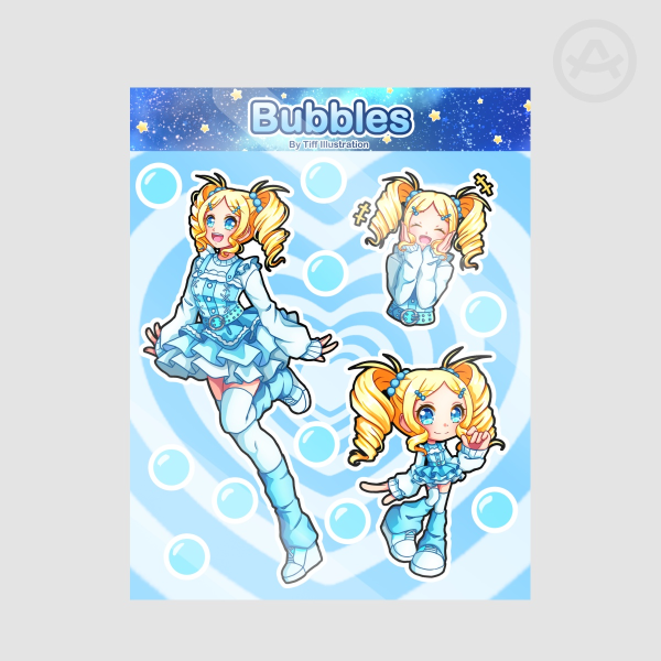 Bubble Sticker Sheet
