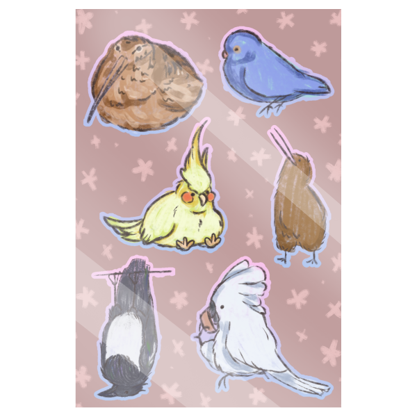 Birb stickers