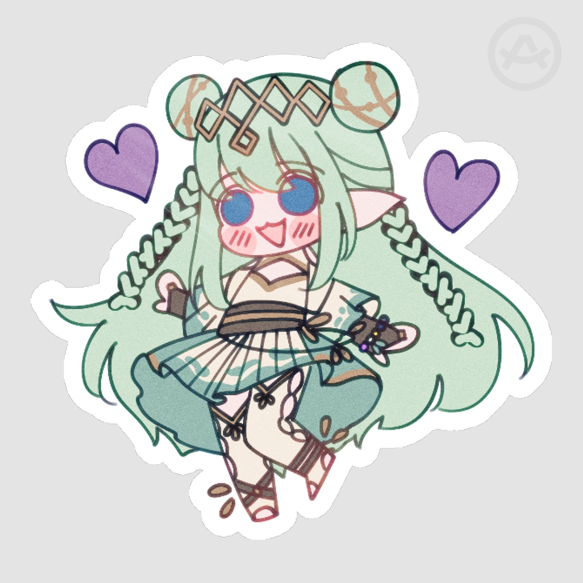[2 inch] Kasumi Toka - Arri Virtual Doodle Sticker