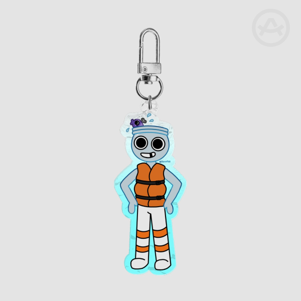  Finn [Dandy's World] || Ripple Acrylic Keychain