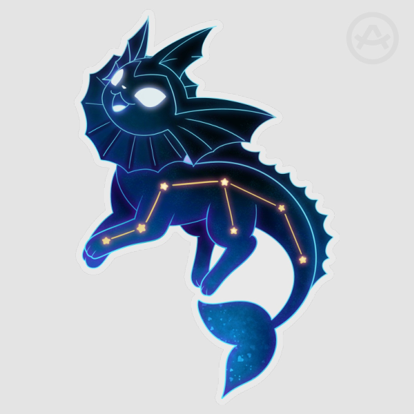 Vaporeon Constellation Sticker