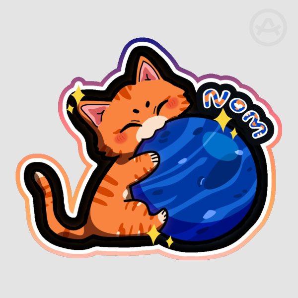 Nom Neko Sticker