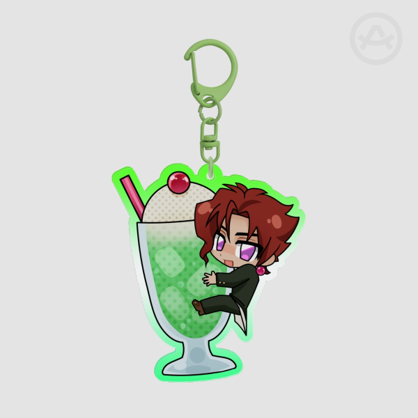 Kakyoin Melon Soda Keychain