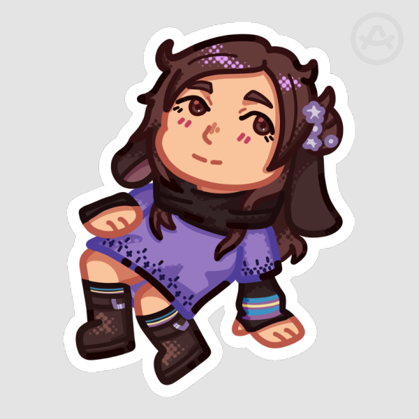 Akane Kurashiki Bunny Sticker