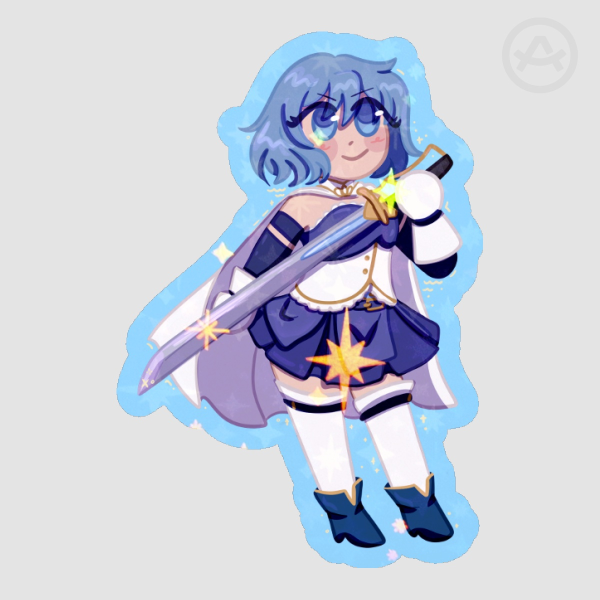 Sayaka Holo Star Sticker