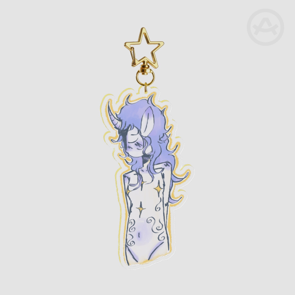 Magical unicorn keychain!