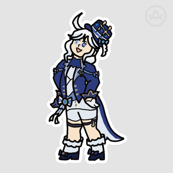 Furina HAHA sticker