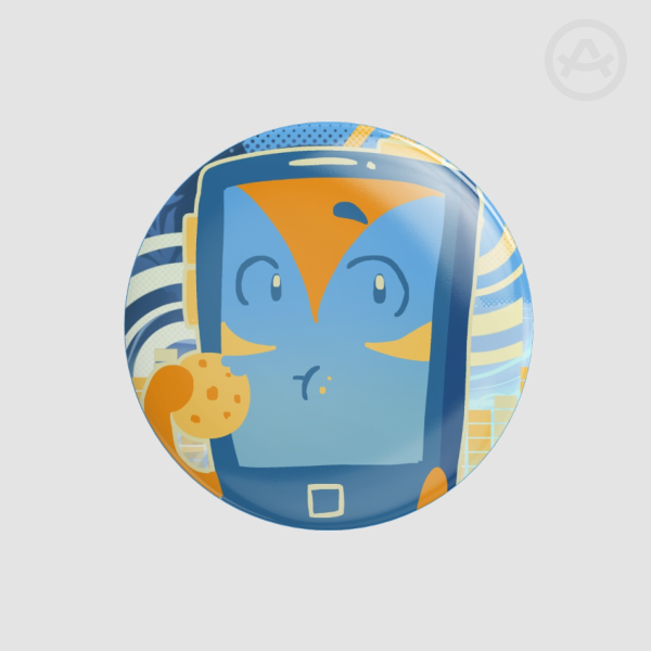 Pride Inanimate Insanity Mephone4 Glossy Pin