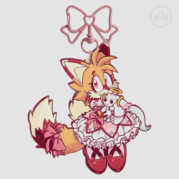 Madoka Tails - Wooden Keychain/Charm